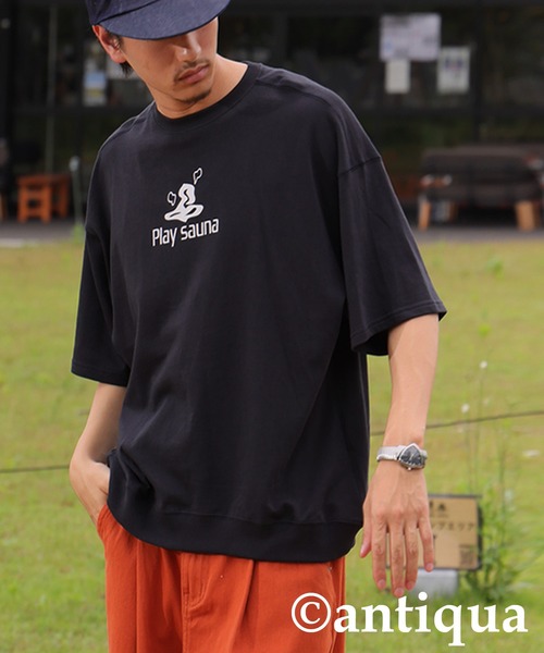 antiqua（アンティカ）の「裏毛ロゴプルオーバー（スウェット・レディース・ホワイト/ブラック・R/P）」の8枚目の写真
