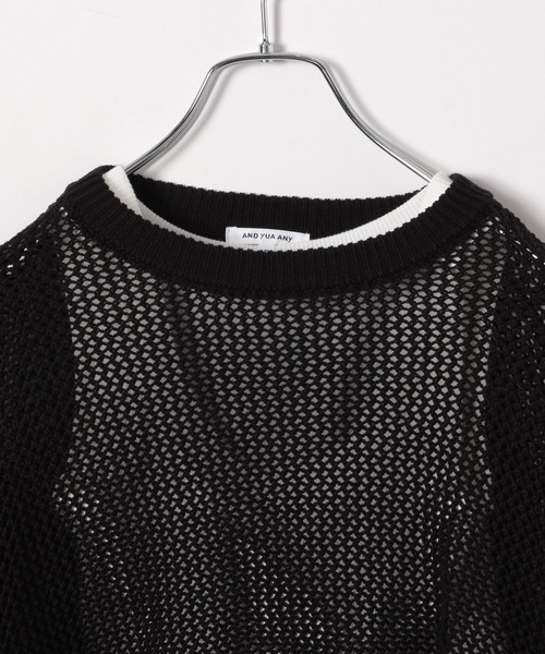 GLOBAL WORK(グローバルワーク)の「2SETメッシュニット*タンク/AND YUA ANY/132461(ニット/セーター・キッズ・オフホワイト/ブラック・FREE)」の11枚目の写真