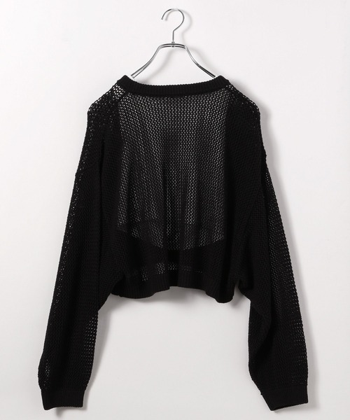 GLOBAL WORK(グローバルワーク)の「2SETメッシュニット*タンク/AND YUA ANY/132461(ニット/セーター・キッズ・オフホワイト/ブラック・FREE)」の8枚目の写真