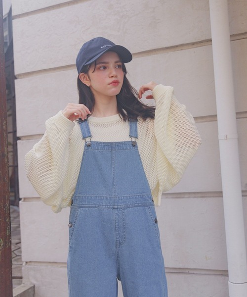 GLOBAL WORK(グローバルワーク)の「2SETメッシュニット*タンク/AND YUA ANY/132461(ニット/セーター・キッズ・オフホワイト/ブラック・FREE)」の17枚目の写真