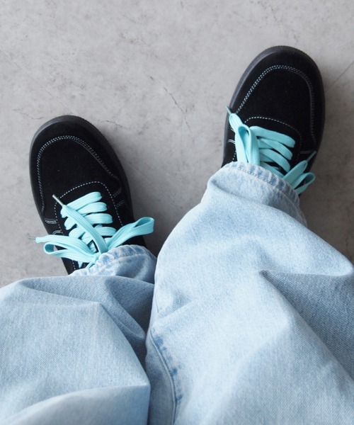 VIVIAN(ヴィヴィアン)の「メンズ レディース ローテクレースアップスニーカー(スニーカー・レディース・ホワイト×グレー/キャメル/クリアブラック/デザートカモ/ホワイト/ブラック/ベージュ/ダークブラウン・33/35/37/39/41/43/45)」の4枚目の写真