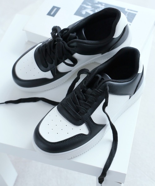 VIVIAN(ヴィヴィアン)の「メンズ レディース ローテクレースアップスニーカー(スニーカー・レディース・ホワイト×グレー/キャメル/クリアブラック/デザートカモ/ホワイト/ブラック/ベージュ/ダークブラウン・33/35/37/39/41/43/45)」の8枚目の写真