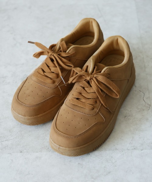 VIVIAN(ヴィヴィアン)の「メンズ レディース ローテクレースアップスニーカー(スニーカー・レディース・ホワイト×グレー/キャメル/クリアブラック/デザートカモ/ホワイト/ブラック/ベージュ/ダークブラウン・33/35/37/39/41/43/45)」の16枚目の写真