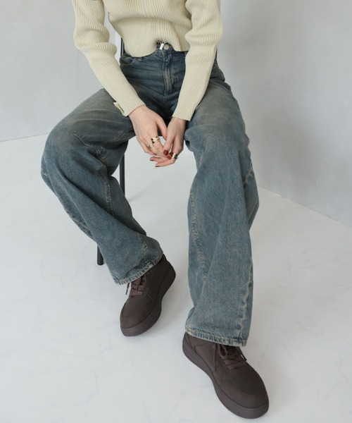 VIVIAN(ヴィヴィアン)の「メンズ レディース ローテクレースアップスニーカー(スニーカー・レディース・ホワイト×グレー/キャメル/クリアブラック/デザートカモ/ホワイト/ブラック/ベージュ/ダークブラウン・33/35/37/39/41/43/45)」の15枚目の写真