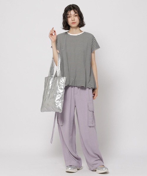 tシャツ 裾バルーンフレンチプルオーバー レディース セール】裾バルーンフレンチプルオーバー（Tシャツ/カットソー