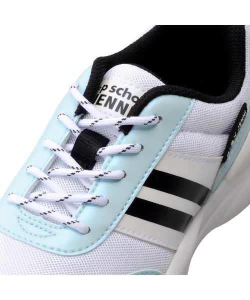 n☆p school（ニコプチスクール）の「n☆p school×JENNI/キッズスニーカー/ニコプチスクール 074（スニーカー・キッズ・ブラック/サックスブルー/ホワイト・20.0cm/21.0cm/21.5cm/22.0cm/22.5cm/23.0cm/23.5cm/24.0cm/19.0cm）」の8枚目の写真