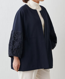 BEARDSLEY | 袖レース羽織(ベスト)