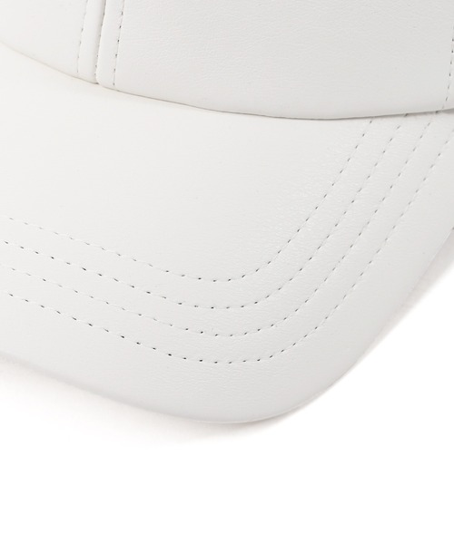 Narcissus（ナルシス）の「【Narcissus】レザーキャップ（キャップ・レディース・ブラック/ホワイト・FREE）」の10枚目の写真