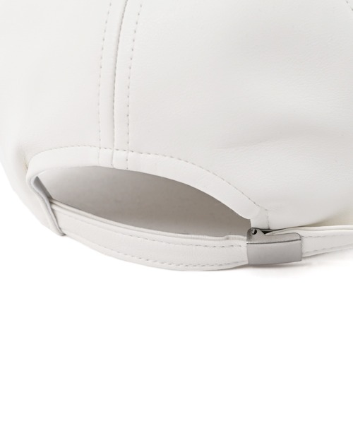 Narcissus（ナルシス）の「【Narcissus】レザーキャップ（キャップ・レディース・ブラック/ホワイト・FREE）」の11枚目の写真