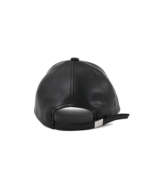 Narcissus（ナルシス）の「【Narcissus】レザーキャップ（キャップ・レディース・ブラック/ホワイト・FREE）」の6枚目の写真