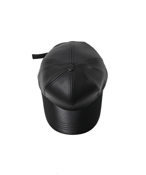 Narcissus（ナルシス）の「【Narcissus】レザーキャップ（キャップ・レディース・ブラック/ホワイト・FREE）」の7枚目の写真