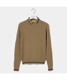 VIVA HEART（ビバハート）の「【VIVA HEART/GOLF】長袖リブニットポロ（ニット/セーター）」