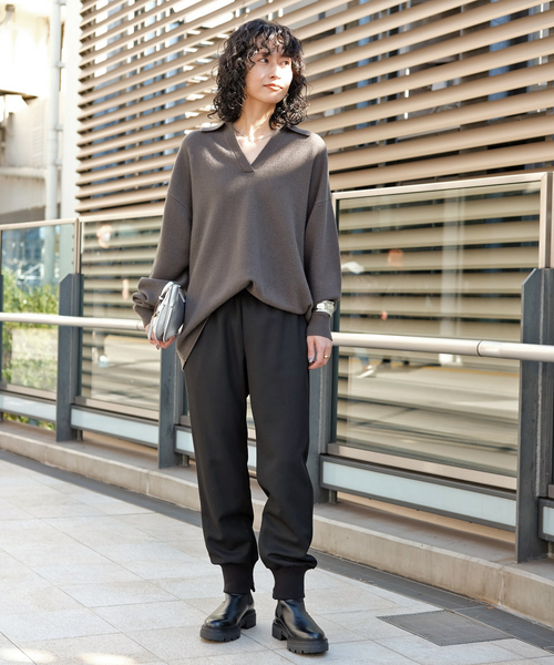 AP STUDIO（エーピーストゥディオ）の「カルゼジョガーパンツ（その他パンツ・レディース・ブラック・36/38/40）」の6枚目の写真