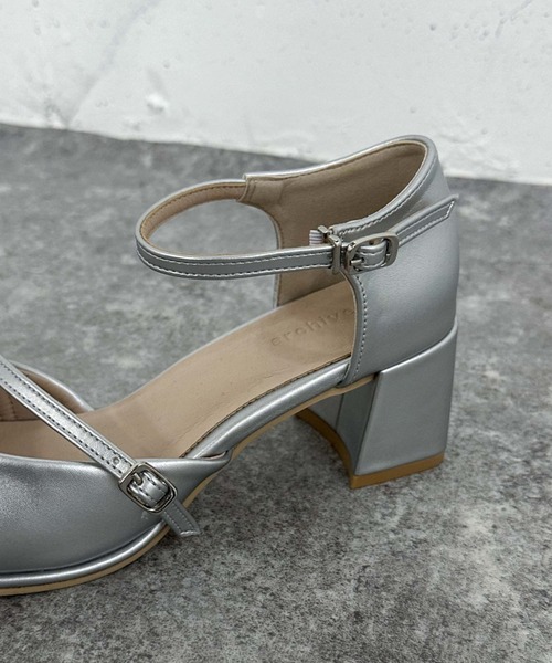 archives（アルシーヴ）の「セパレートパンプス（パンプス・レディース・ブラック/シルバー・MEDIUM/LARGE）」の8枚目の写真