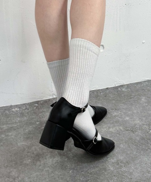 archives（アルシーヴ）の「セパレートパンプス（パンプス・レディース・ブラック/シルバー・MEDIUM/LARGE）」の18枚目の写真