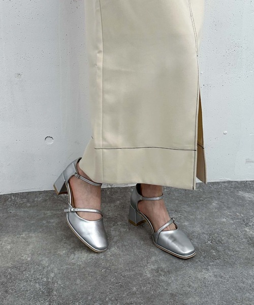 archives（アルシーヴ）の「セパレートパンプス（パンプス・レディース・ブラック/シルバー・MEDIUM/LARGE）」の12枚目の写真