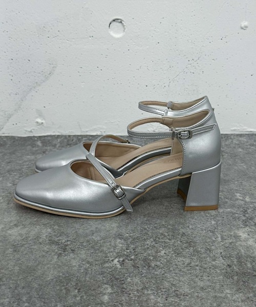 archives（アルシーヴ）の「セパレートパンプス（パンプス・レディース・ブラック/シルバー・MEDIUM/LARGE）」の6枚目の写真