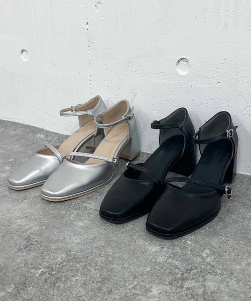 archives（アルシーヴ）の「セパレートパンプス（パンプス・レディース・ブラック/シルバー・MEDIUM/LARGE）」の9枚目の写真