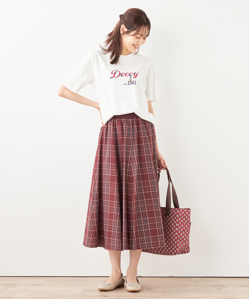 DECOY SINCE 1981(デコイシンスイチキュウハチイチ)の「【les OLIVADES】トートバッグ(トートバッグ・レディース・ネイビー/レッド・フリー)」の4枚目の写真