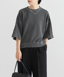 URBAN RESEARCH | ピグメント裏毛ハーフスリーブトップス(Tシャツ/カットソー)