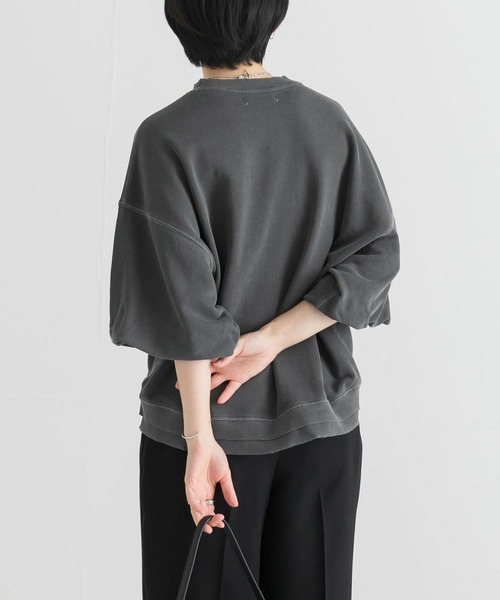 URBAN RESEARCH（アーバンリサーチ）の「ピグメント裏毛ハーフスリーブトップス（Tシャツ/カットソー・レディース・グレー/ブラウン系その他/ベージュ・FREE）」の13枚目の写真