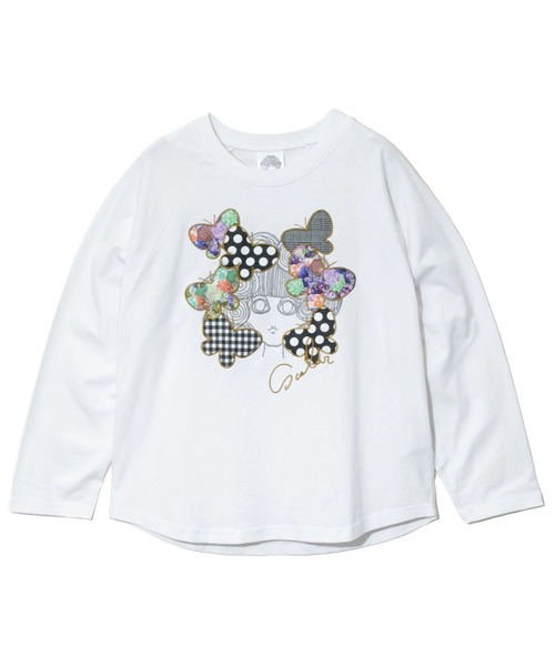ScoLar/スカラー スカラーちゃんアップリケ刺繍ロンTEE（Tシャツ/カットソー）｜ScoLar（スカラー） mdprevattcaulkingandwaterproofing.com