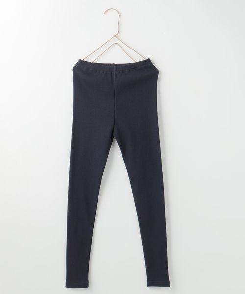 LOWRYS FARM（ローリーズファーム）の「カラーリブレギンス　134397（レギンス/スパッツ・キッズ・カーキ/アイボリー/パープル/ネイビー/ピンク・120cm/110cm/130cm/100cm）」の4枚目の写真