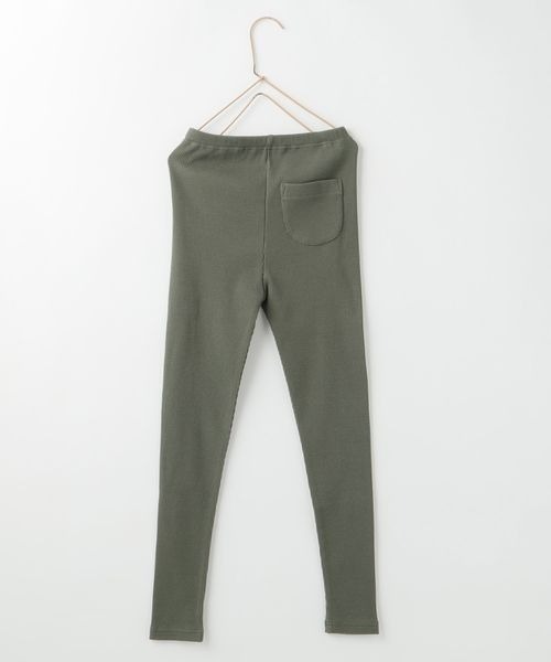 LOWRYS FARM（ローリーズファーム）の「カラーリブレギンス　134397（レギンス/スパッツ・キッズ・カーキ/アイボリー/パープル/ネイビー/ピンク・120cm/110cm/130cm/100cm）」の17枚目の写真