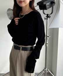 apres jour mignon | シアーベロアトップス【ZOZOTOWN限定アイテム】(Tシャツ/カットソー)