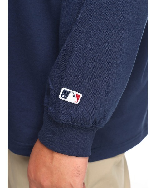 MLB(メジャーリーグベースボール)の「チームロゴ バックプリント ロンT(Tシャツ/カットソー・メンズ・ブルー/グレー/グリーン/ネイビー・6L/5L/4L/3L)」の19枚目の写真