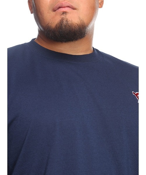 MLB(メジャーリーグベースボール)の「チームロゴ バックプリント ロンT(Tシャツ/カットソー・メンズ・ブルー/グレー/グリーン/ネイビー・6L/5L/4L/3L)」の20枚目の写真