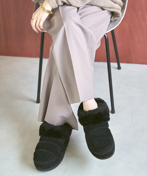 LE TALON（ルタロン）の「UGG/アグ W TAZZLITA（その他シューズ・レディース・ブラック/ベージュ・23cm/24cm/25cm）」の5枚目の写真