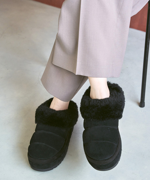 LE TALON（ルタロン）の「UGG/アグ W TAZZLITA（その他シューズ・レディース・ブラック/ベージュ・23cm/24cm/25cm）」の6枚目の写真