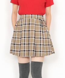 PUNYUS | ボックスプリーツチェックミニスカート(スカート)