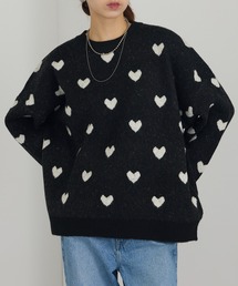 MAISON BREEZE | 【MAISON BREEZE】ハート柄ニット(ニット/セーター)