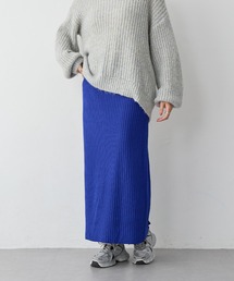 anyfee（エニフィー）の「【anyfee/大きいサイズ】リブニットタイトスカート《低身長サイズ有》◆新色追加◆（スカート）」