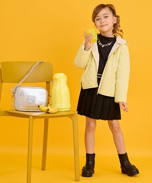 セール】トドラー ロゴベルトスエードプリーツスカート（スカート  