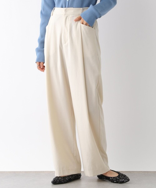 LEPSIM(レプシィム)の「ストレートスラックスパンツ 137856(スラックス・レディース・ブラック/アイボリー/ブラウン・MEDIUM/LARGE)」の5枚目の写真