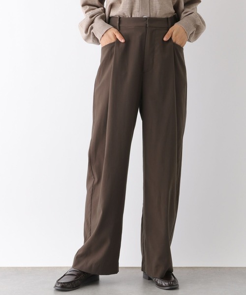 LEPSIM(レプシィム)の「ストレートスラックスパンツ 137856(スラックス・レディース・ブラック/アイボリー/ブラウン・MEDIUM/LARGE)」の9枚目の写真