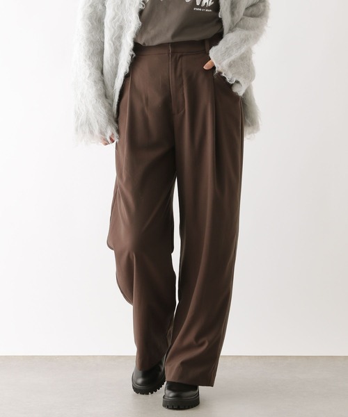 LEPSIM(レプシィム)の「ストレートスラックスパンツ 137856(スラックス・レディース・ブラック/アイボリー/ブラウン・MEDIUM/LARGE)」の15枚目の写真