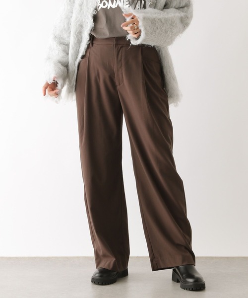 LEPSIM(レプシィム)の「ストレートスラックスパンツ 137856(スラックス・レディース・ブラック/アイボリー/ブラウン・MEDIUM/LARGE)」の17枚目の写真