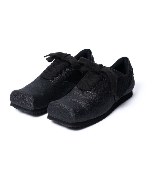 NON TOKYO(ノントーキョー)の「GLITTER SQUARE SNEAKERS(スニーカー・レディース・ブラウン/ブラック/シルバー・23.0cm/24.0cm/25.0cm)」の4枚目の写真