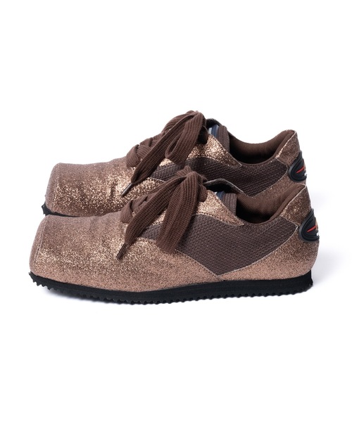 NON TOKYO(ノントーキョー)の「GLITTER SQUARE SNEAKERS(スニーカー・レディース・ブラウン/ブラック/シルバー・23.0cm/24.0cm/25.0cm)」の8枚目の写真