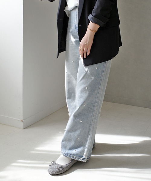 AmiAmi（アミアミ）の「ボアバレエシューズ /バレエコア（バレエシューズ・レディース・ブラック系その他/グレー/ブラック/アイボリー/ダークベージュ・36/37/38/39/40）」の22枚目の写真