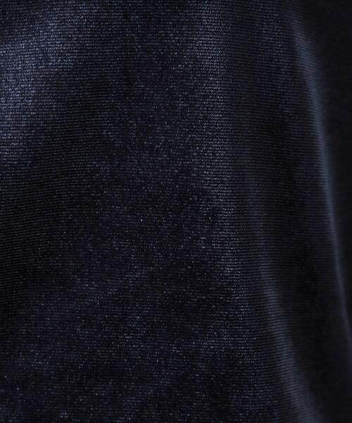 OPAQUE.CLIP（オペークドットクリップ）の「◆《CanCam掲載》ベロアトップス【洗濯機洗い可】（Tシャツ/カットソー・レディース・サンドベージュ/ネイビー/ブラック系・38/40/42）」の11枚目の写真