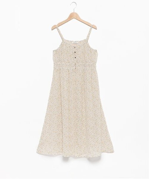 LOVETOXIC（ラブトキシック）の「花柄キャミワンピース（シャツワンピース・キッズ・アイボリー/ブラック・S/M/L）」の12枚目の写真