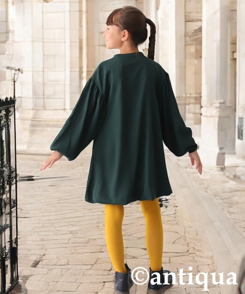 antiqua（アンティカ）の「バルーンミニワンピース（ワンピース・キッズ・ダークグリーン/ブラック・160/140）」の10枚目の写真
