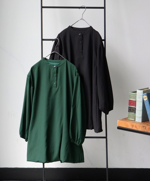 antiqua（アンティカ）の「バルーンミニワンピース（ワンピース・キッズ・ダークグリーン/ブラック・160/140）」の16枚目の写真