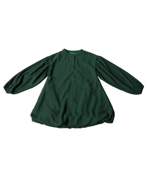 antiqua（アンティカ）の「バルーンミニワンピース（ワンピース・キッズ・ダークグリーン/ブラック・160/140）」の18枚目の写真