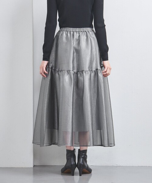 良品 UNITED ARROWS スケルトン シャインジャカード スカート スケルトン シャインジャカード スカート